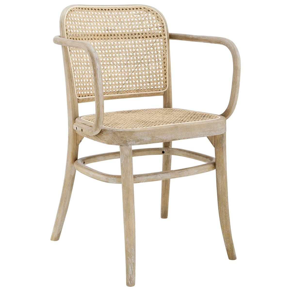 Winona Wood Dining Chair by Modway, wood frame with caned back and seat, kitchen chair on Tampa Home & Garden Store