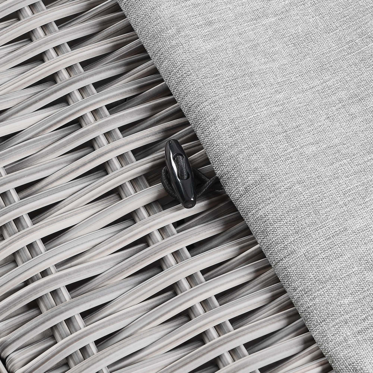 Conway outdoor wicker rattan ottoman with gray cushion by Modway on Tampa Home & Garden Store