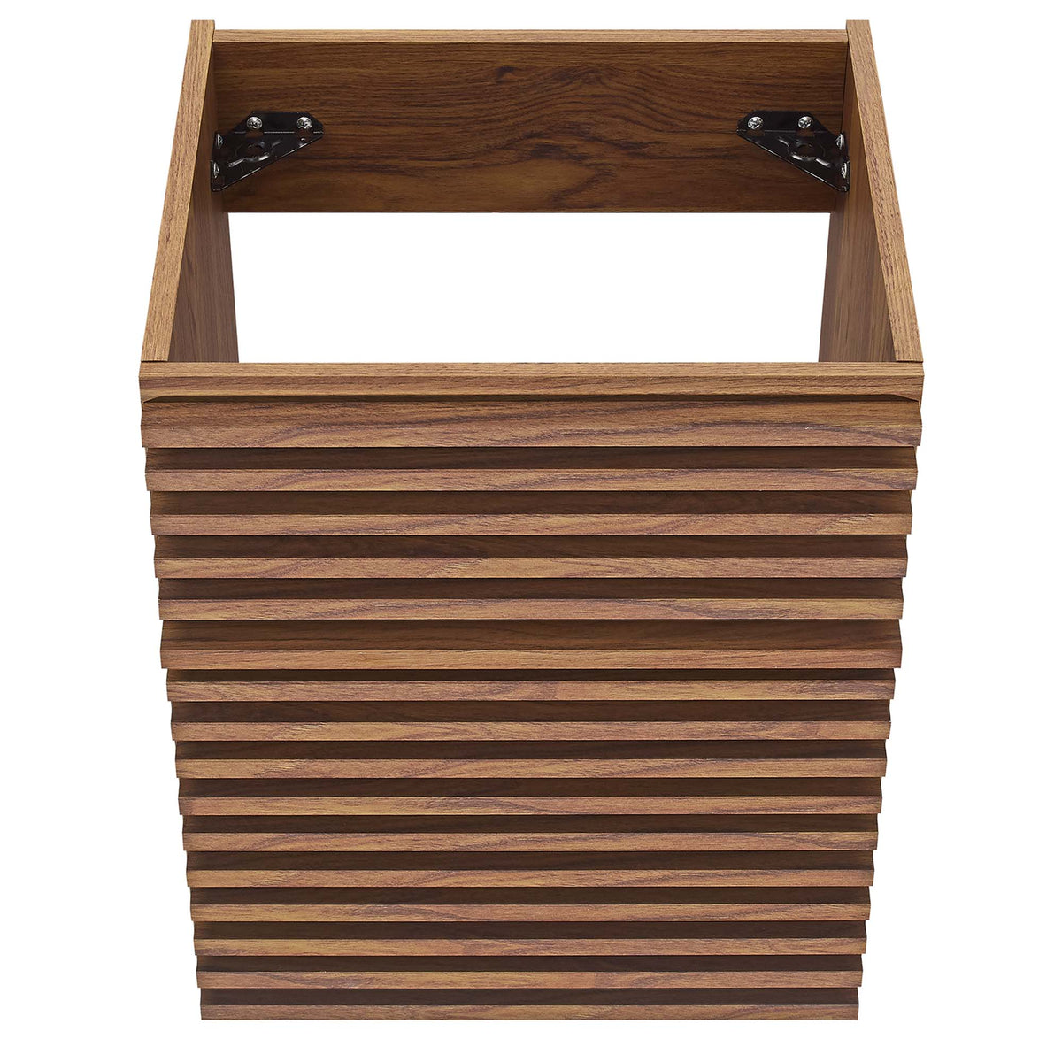 Render 18in wall-mount bathroom vanity cabinet walnut wood by Modway on Tampa Home & Garden Store