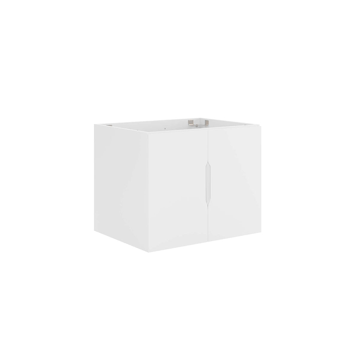 Vitality 24-inch bathroom vanity cabinet by Modway, white two-door bathroom storage unit on Tampa Home & Garden Store
