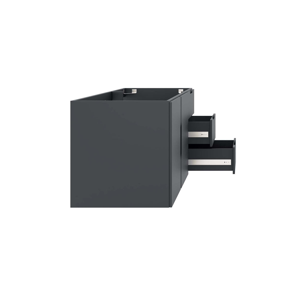 Vitality 48in dark gray bathroom vanity cabinet for double or single sink by Modway on Tampa Home & Garden Store