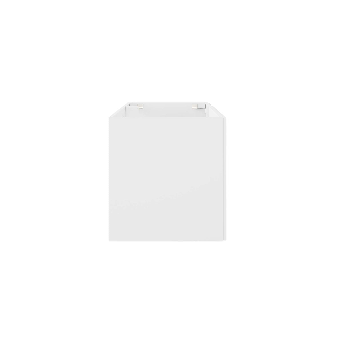 Vitality 48-inch bathroom vanity cabinet white base for double or single sink compatibility on Tampa Home & Garden Store