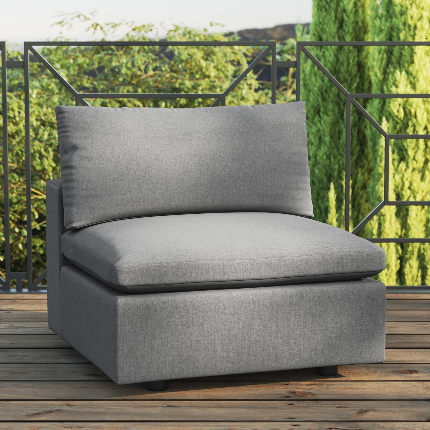 Commix Overstuffed Outdoor And Cozy Patio Chair
