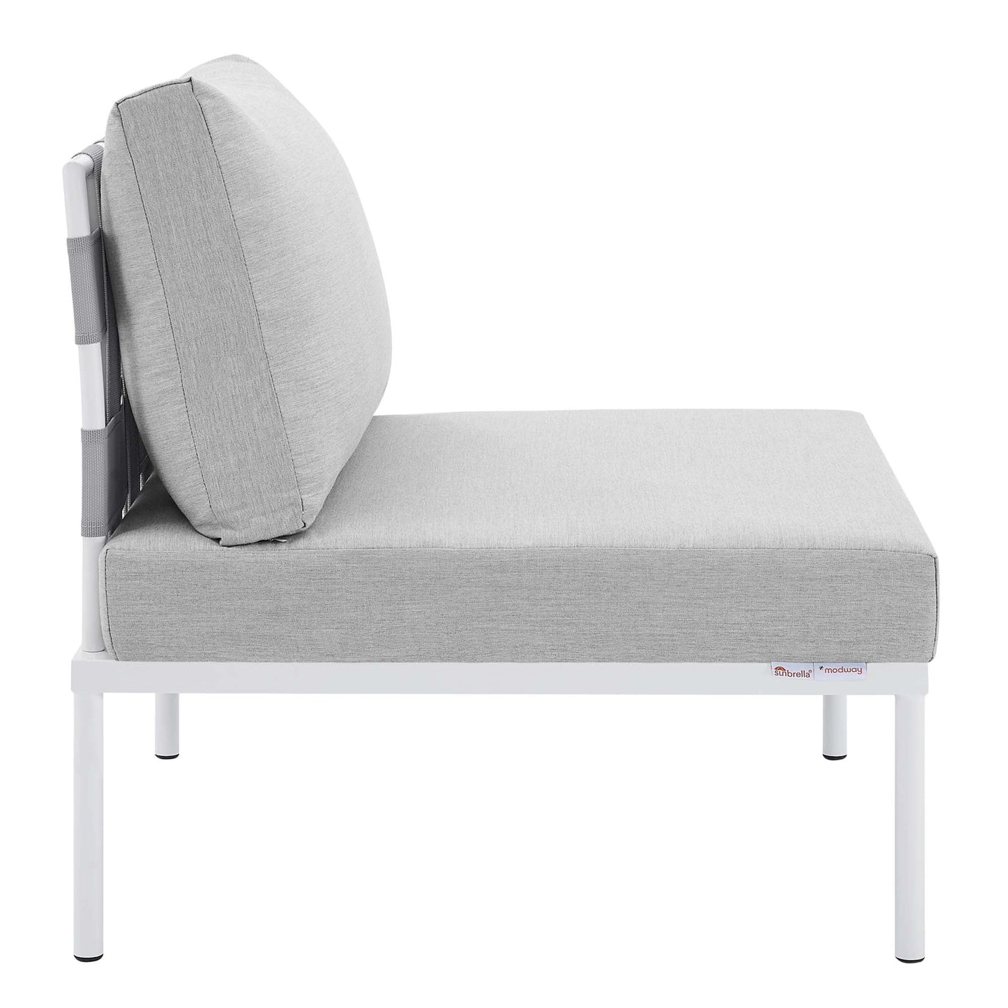 Harmony Modern Outdoor Armless Patio Chair