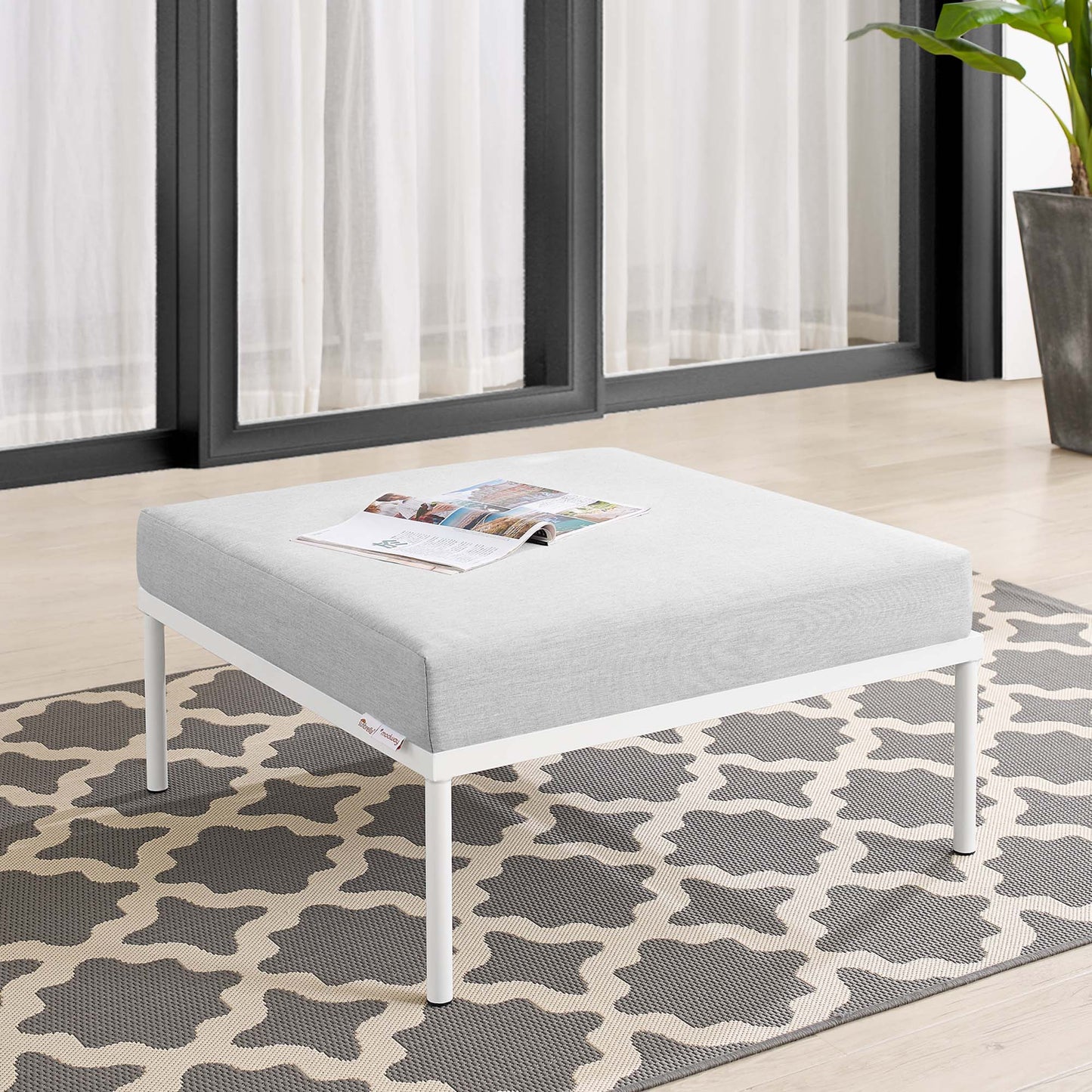 Harmony with Outdoor Patio Sunbrella Ottoman