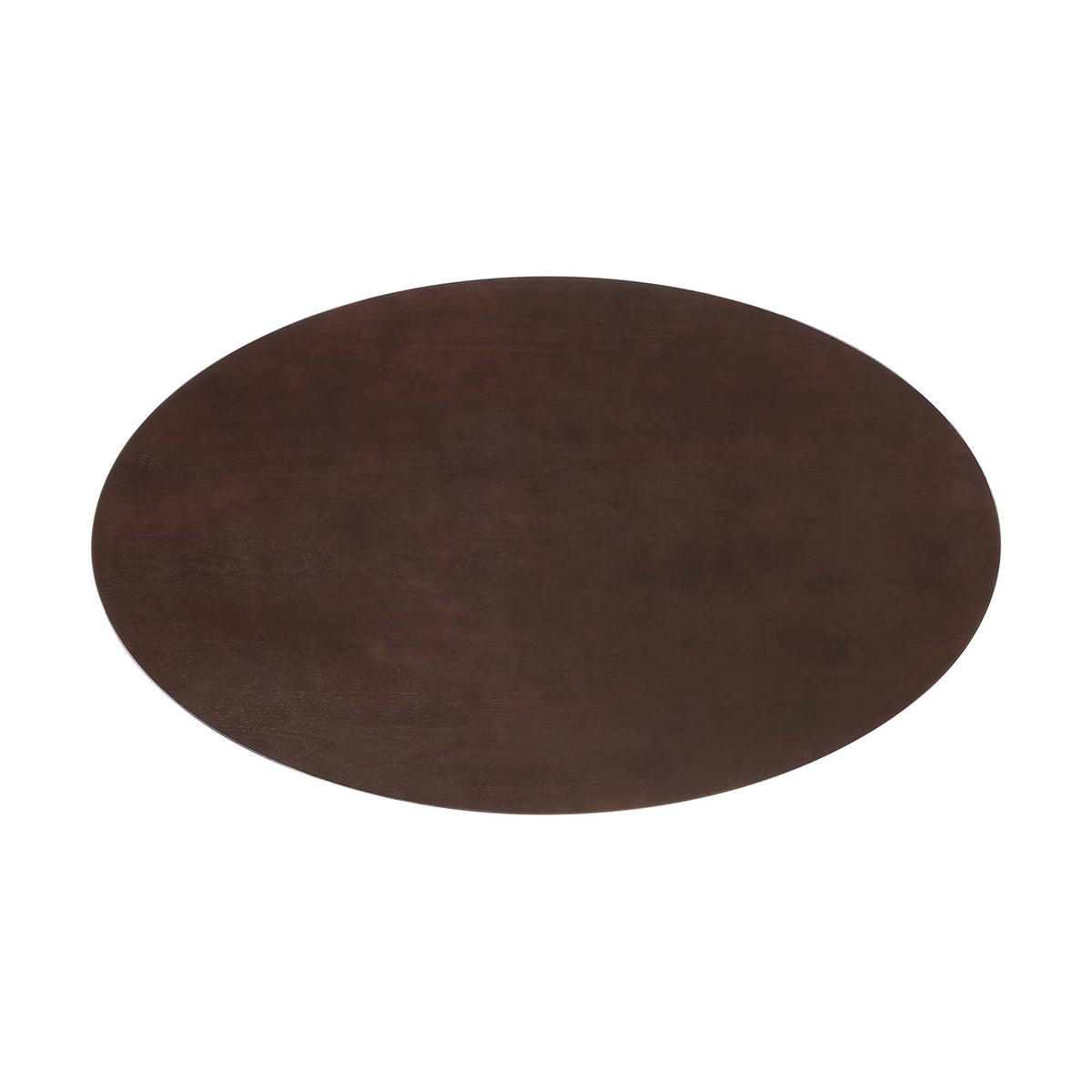 Lippa 60in oval cherry walnut wood dining table top dark finish on Tampa Home & Garden Store