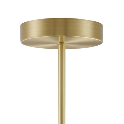 Journey 3-Light 14in Arm Pendant brass/gold finish by Modway chandelier style on Tampa Home & Garden Store