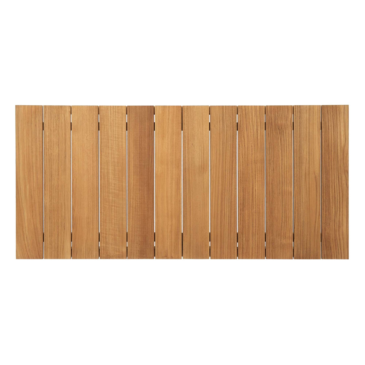 Bayport 6 Piece Outdoor Patio Teak Set teak wood panels on white background on Tampa Home & Garden Store