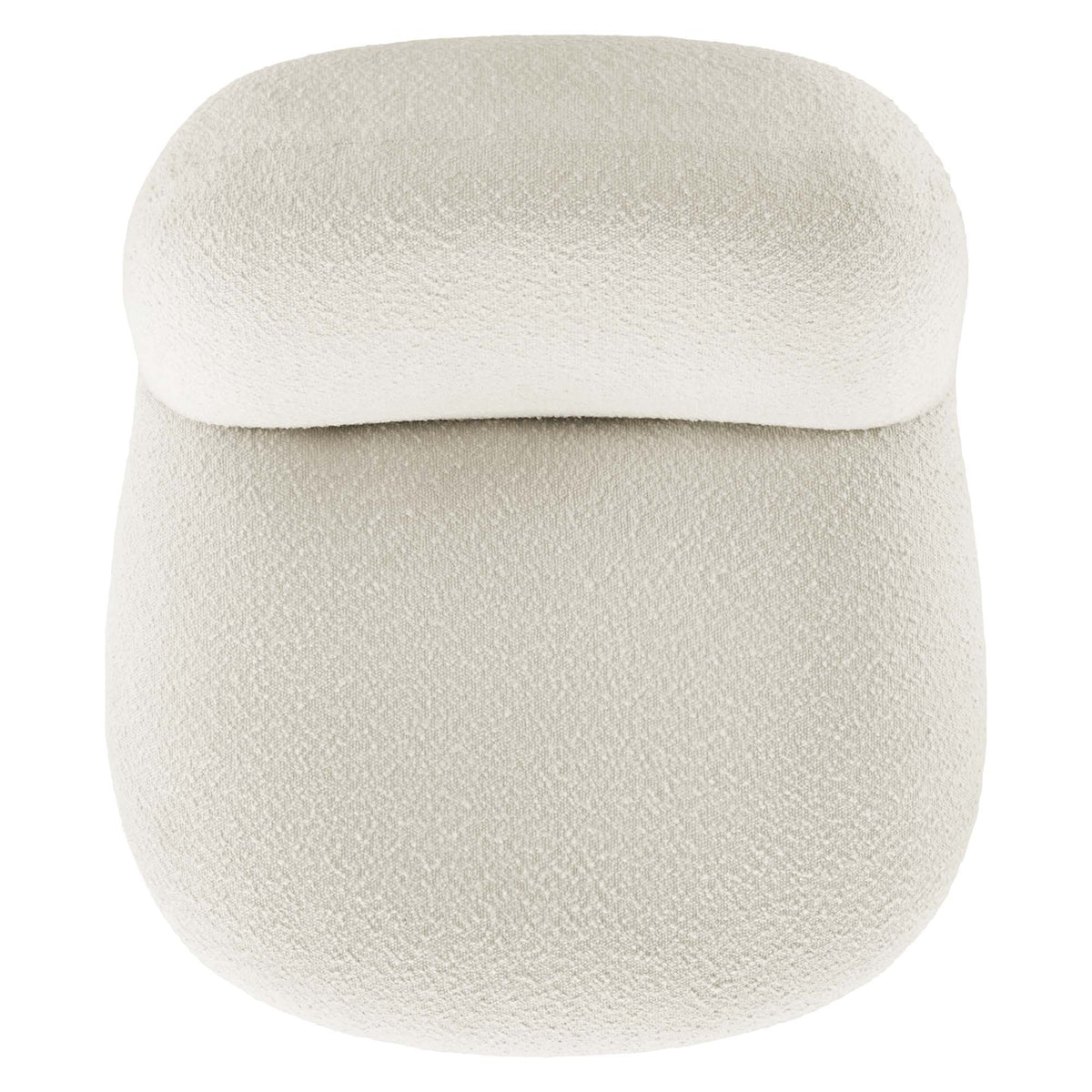 Kindred Boucle Upholstered Swivel Chair beige boucle fabric by HouseOfZazla on Tampa Home & Garden Store