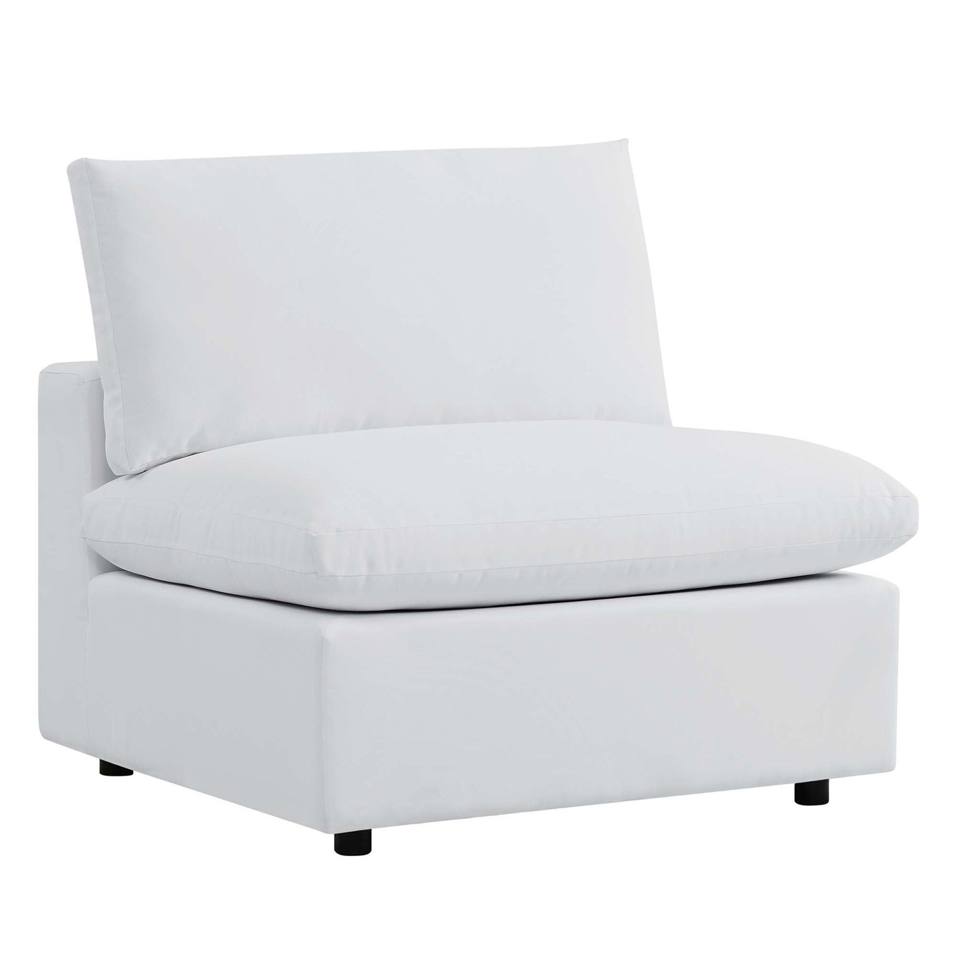 Commix Sunbrella outdoor patio sofa with white cushions and durable fabric on Tampa Home & Garden Store