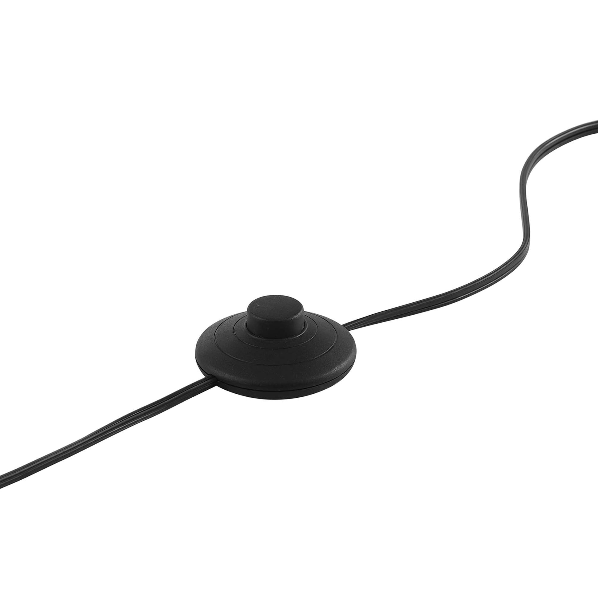 Modway Silo glass globe floor lamp with black metal base and long cord on Tampa Home & Garden Store