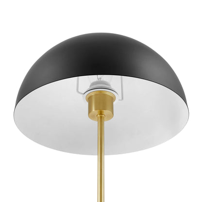 Ideal Metal Table Lamp by Modway with black metal shade and brass stem on Tampa Home & Garden Store