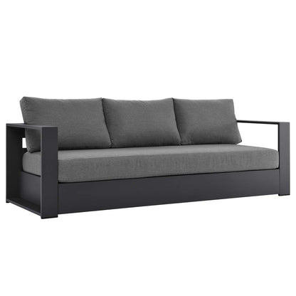 Tahoe Outdoor Patio Aluminum Sofa and Frame