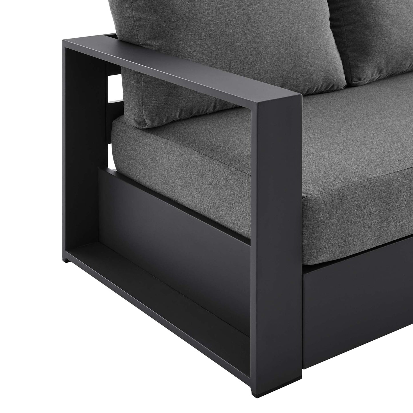 Tahoe Outdoor Patio Aluminum Sofa and Frame