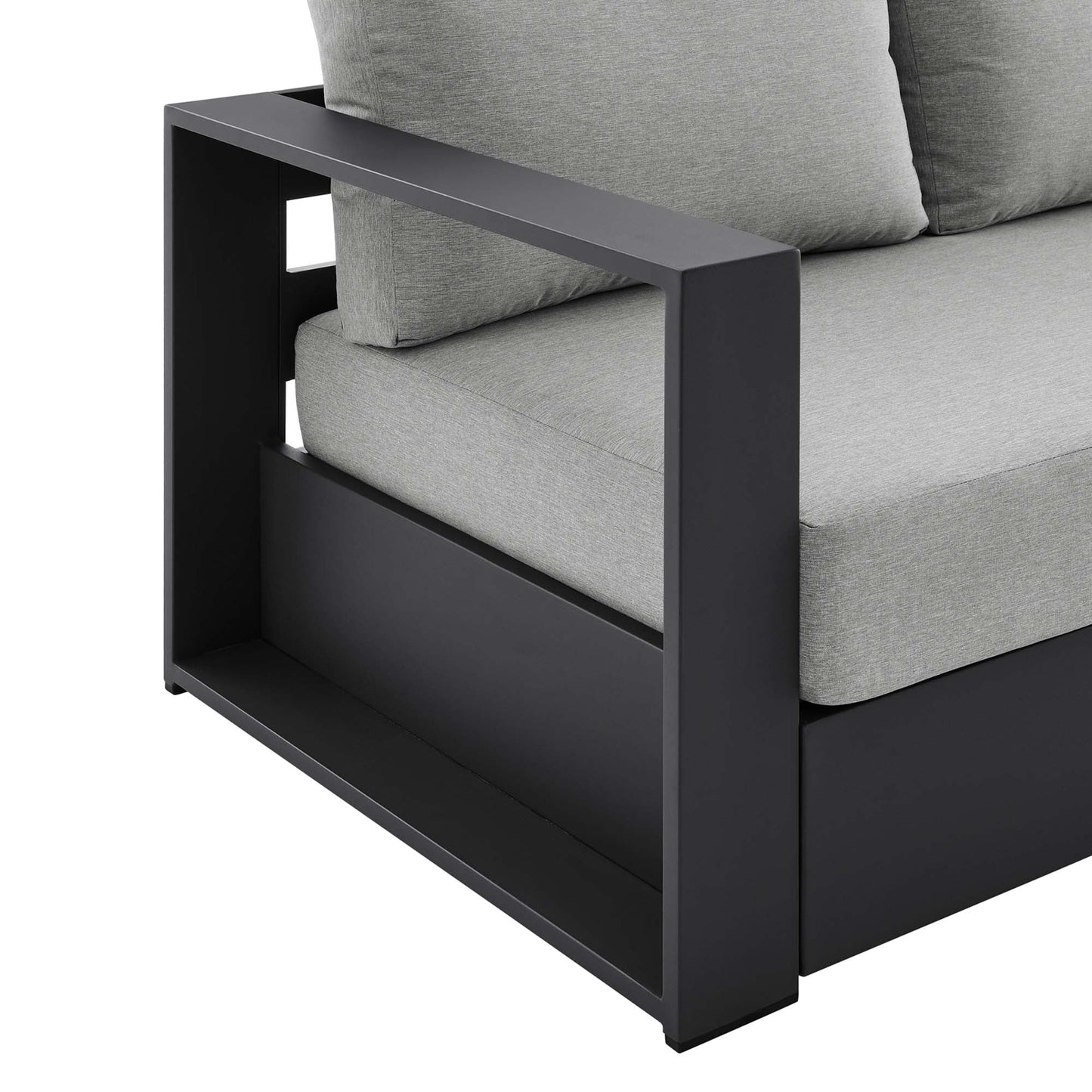 Tahoe Outdoor Patio Aluminum Sofa and Frame