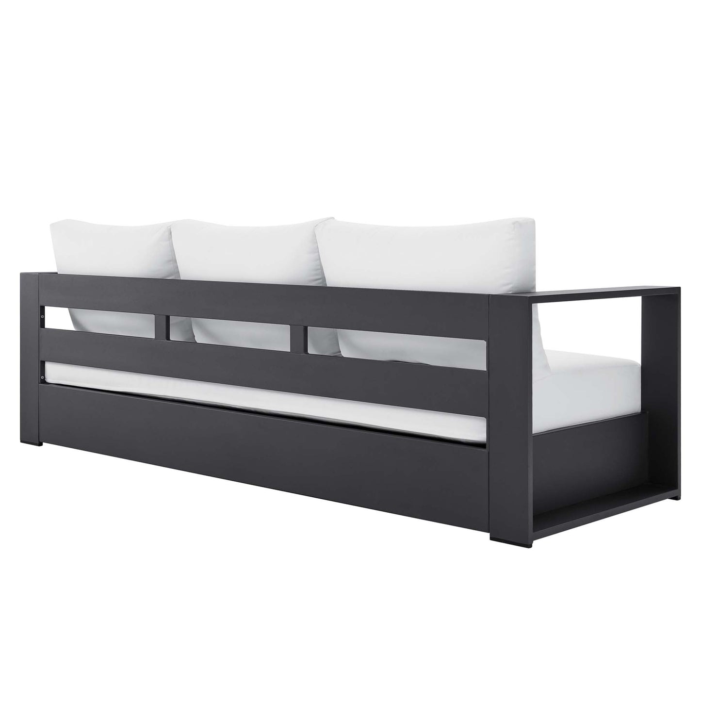 Tahoe Outdoor Patio Aluminum Sofa and Frame