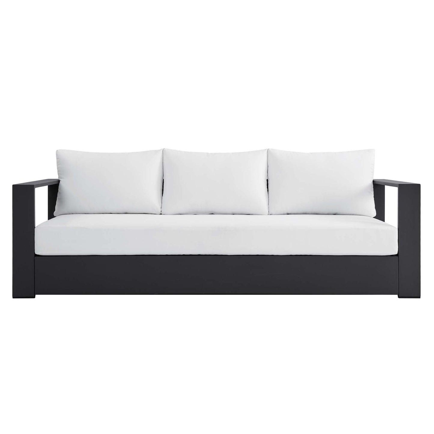 Tahoe Outdoor Patio Aluminum Sofa and Frame