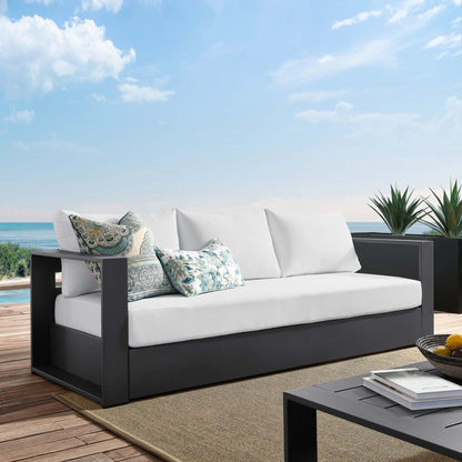 Tahoe Outdoor Patio Aluminum Sofa and Frame