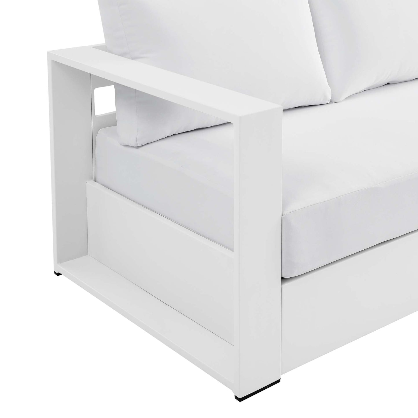 Tahoe Outdoor Patio Aluminum Sofa and Frame