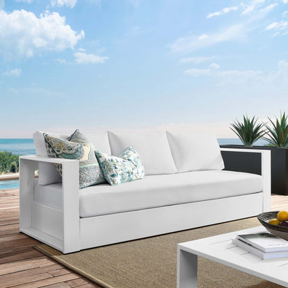 Tahoe Outdoor Patio Aluminum Sofa and Frame