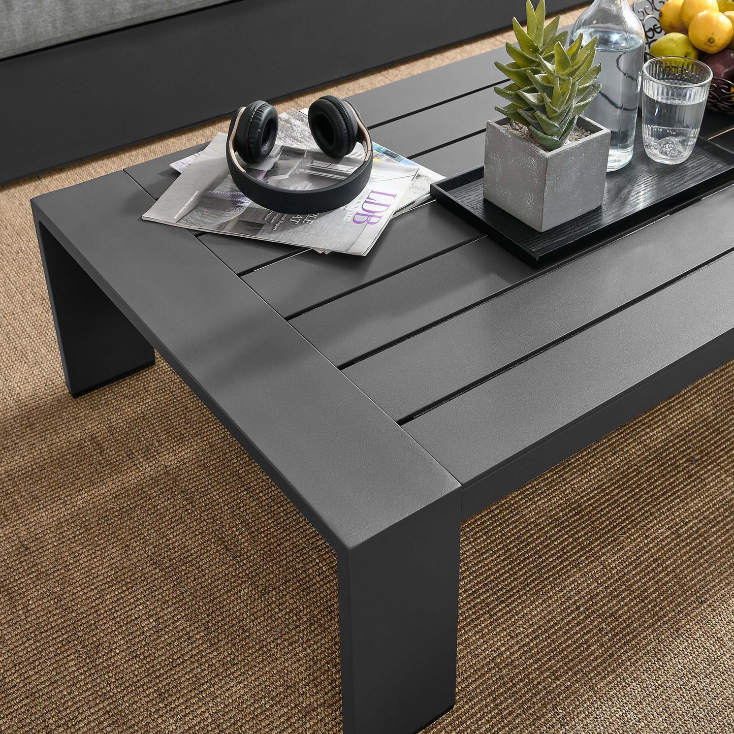Modway Tahoe Outdoor Aluminum Coffee Table