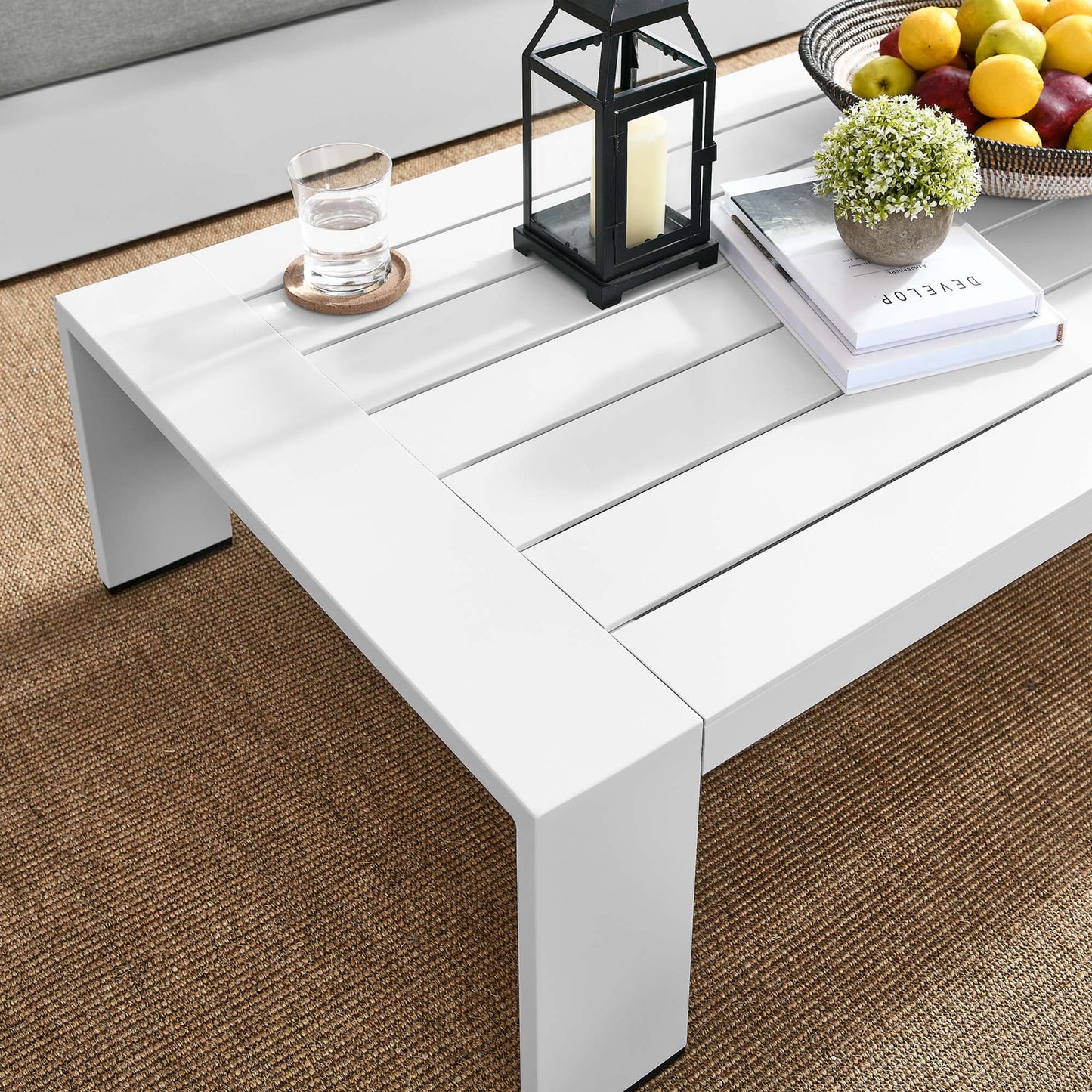 Modway Tahoe Outdoor Aluminum Coffee Table
