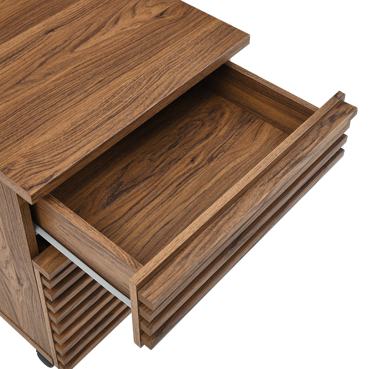 Render Wood File Cabinet by Modway, oak finish, 3-drawer rolling office cabinet on Tampa Home & Garden Store