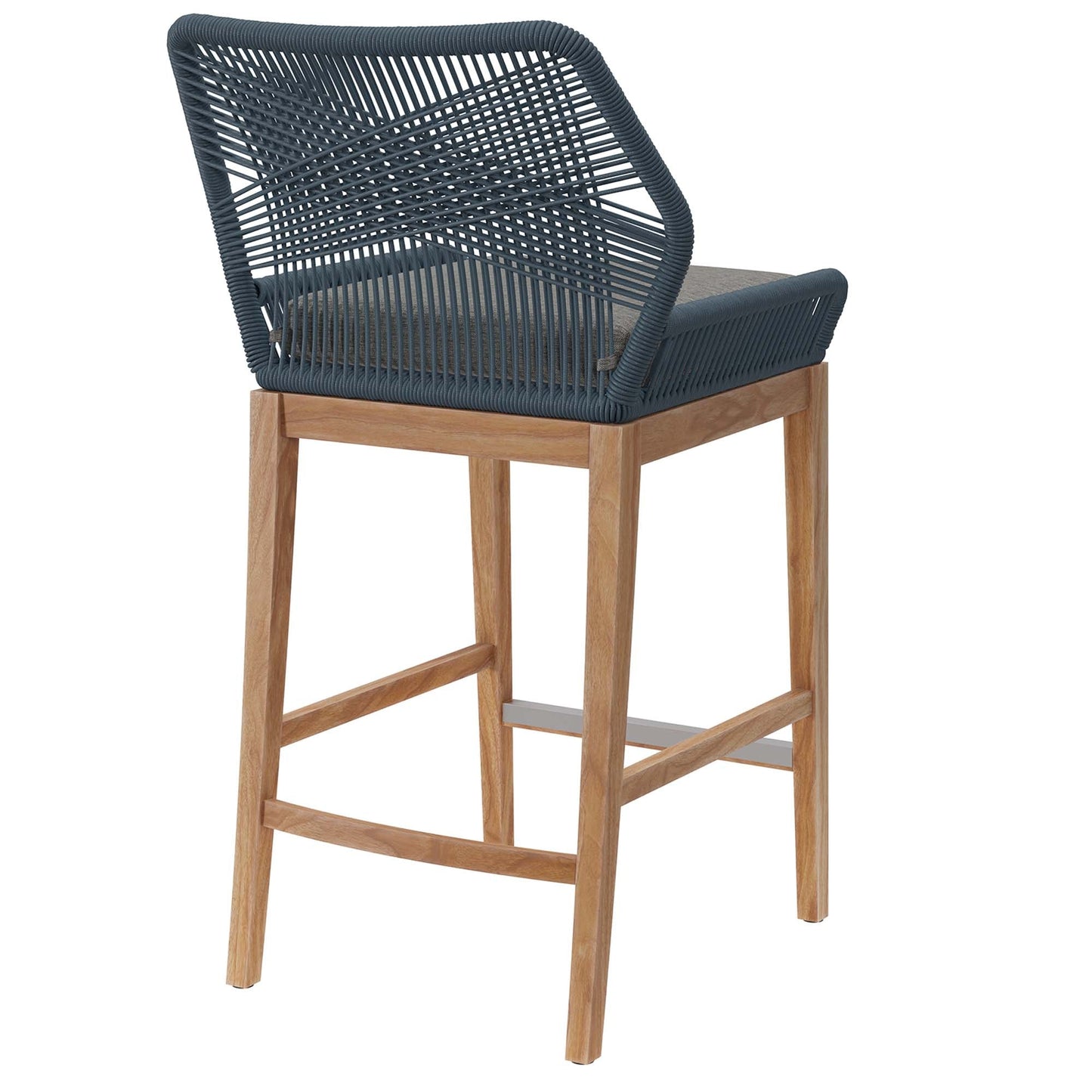 Modway Wellspring Outdoor Teak Bar Stool For Home