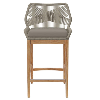 Modway Wellspring Outdoor Teak Bar Stool For Home