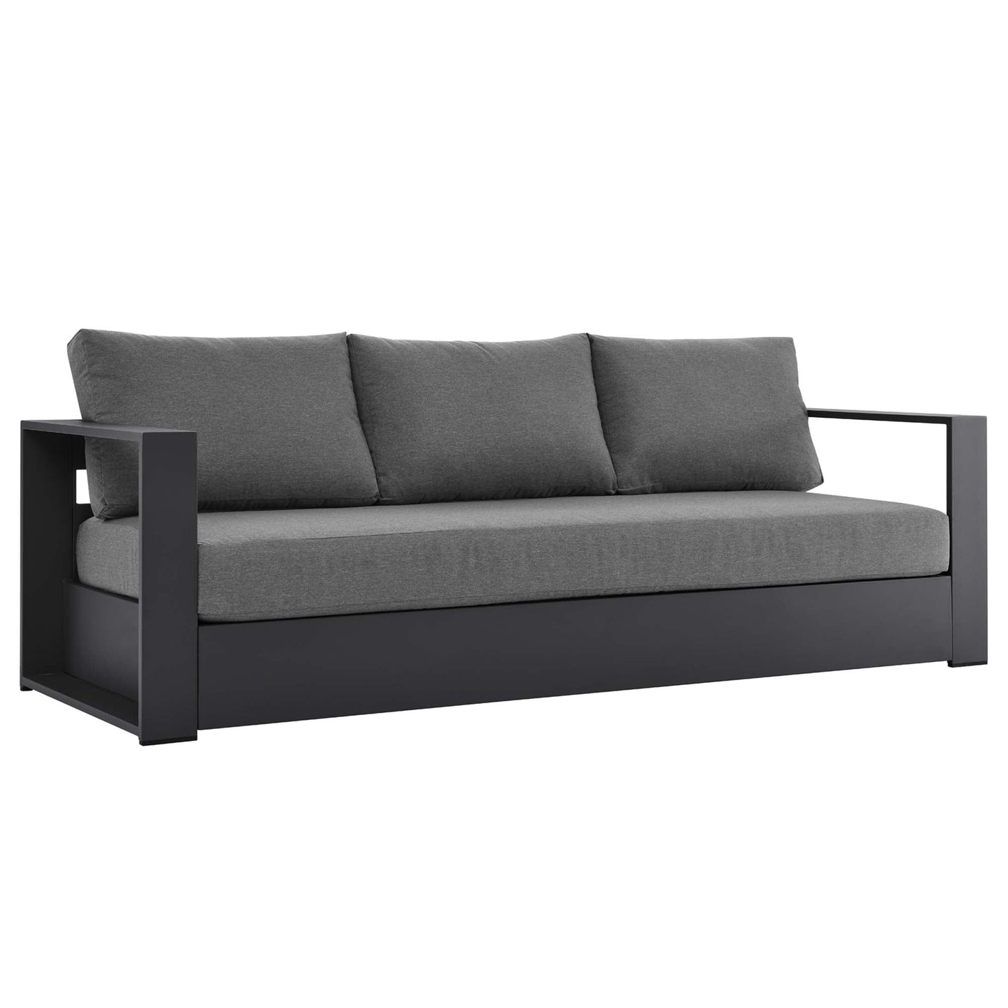 Tahoe 2 Piece Outdoor Aluminum Sofa and Table