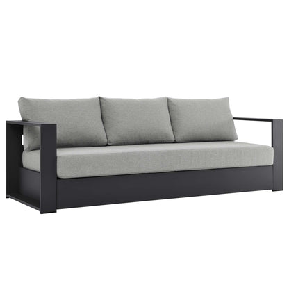 Tahoe 2 Piece Outdoor Aluminum Sofa and Table