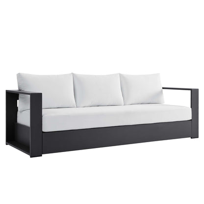 Tahoe 2 Piece Outdoor Aluminum Sofa and Table