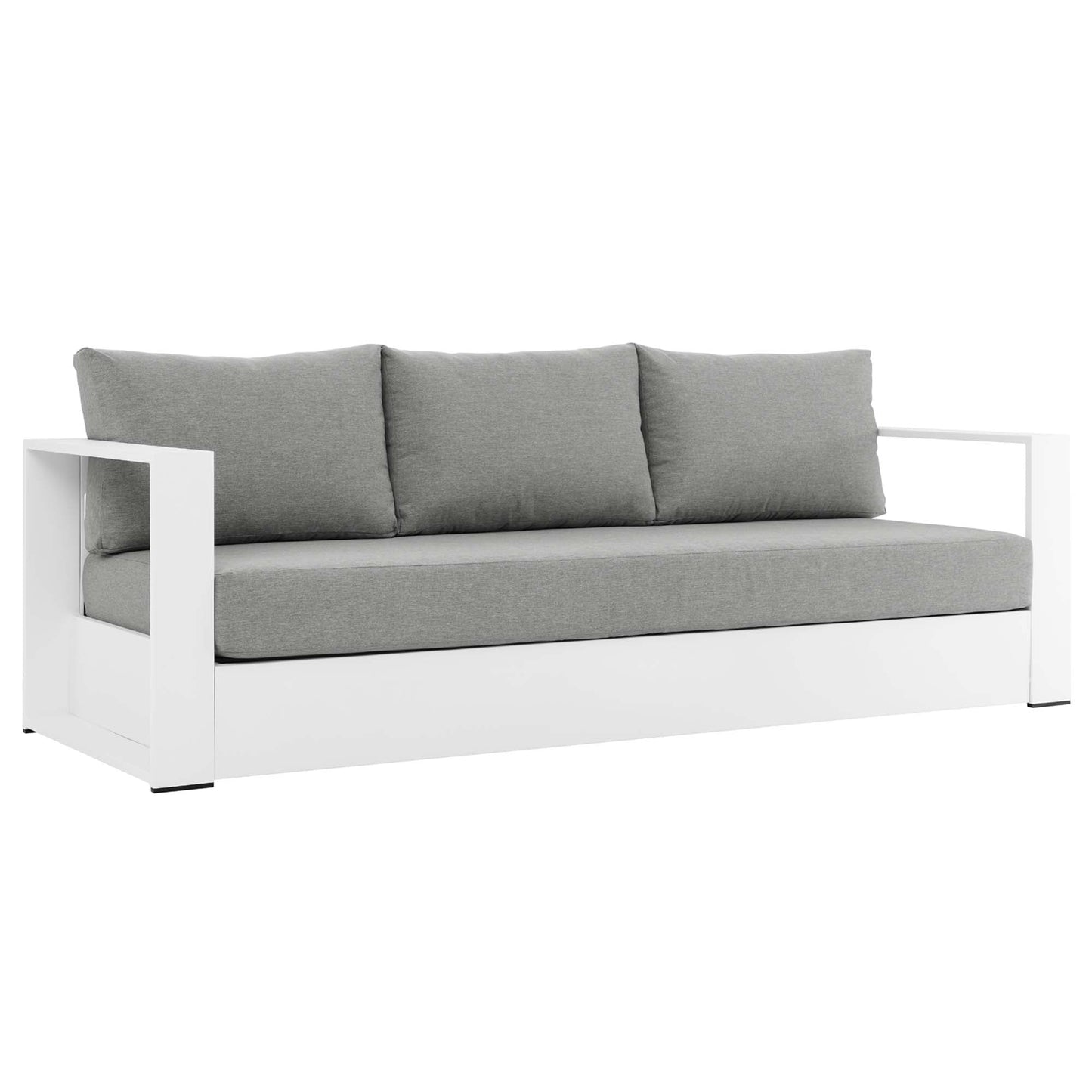 Tahoe 2 Piece Outdoor Aluminum Sofa and Table