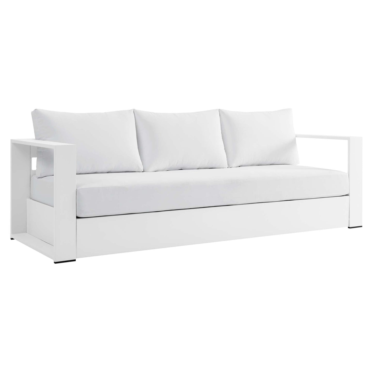 Tahoe 2 Piece Outdoor Aluminum Sofa and Table