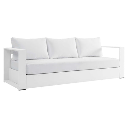 Tahoe 2 Piece Outdoor Aluminum Sofa and Table