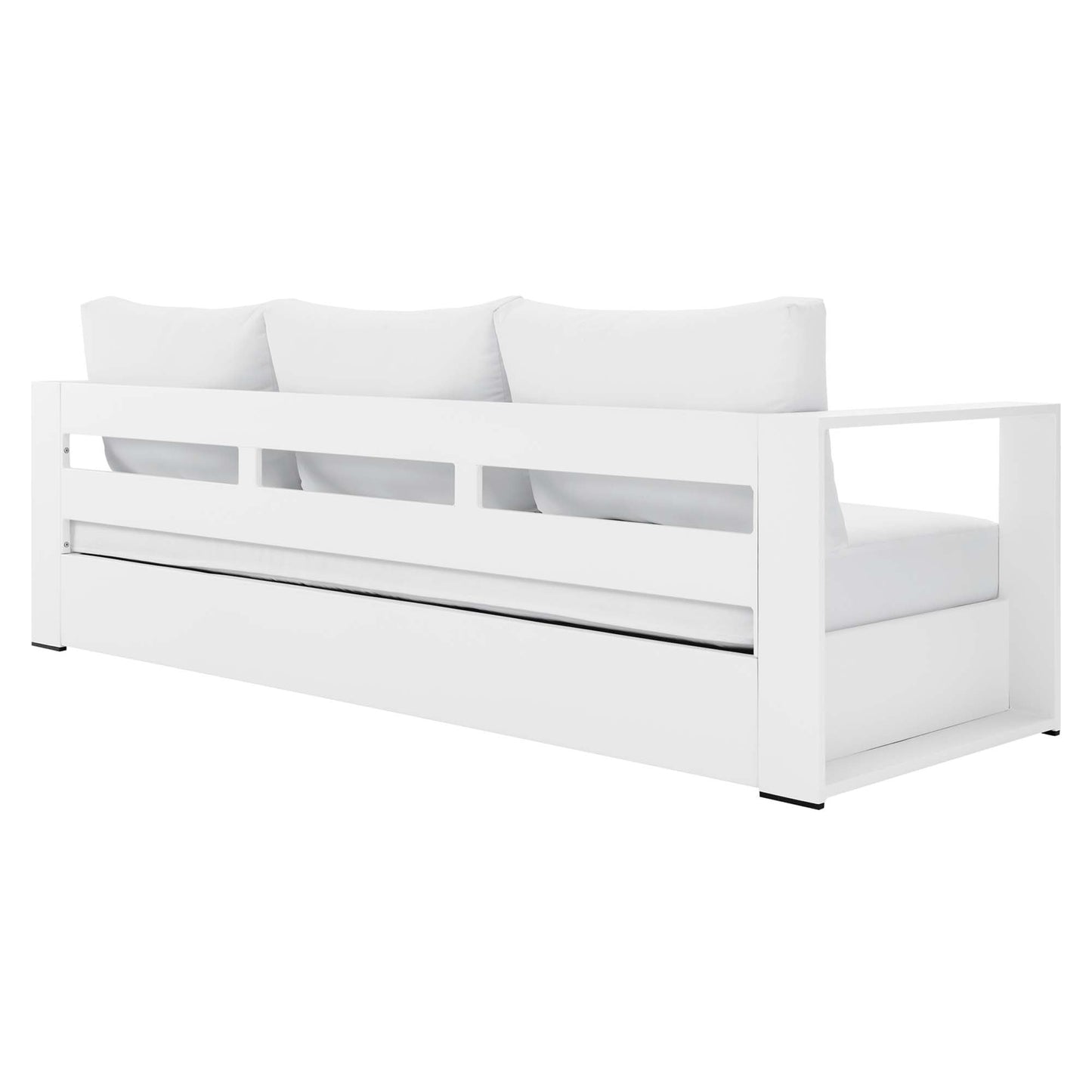 Tahoe 2 Piece Outdoor Aluminum Sofa and Table