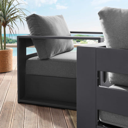 Tahoe 2 Piece Outdoor Aluminum Armchair Set