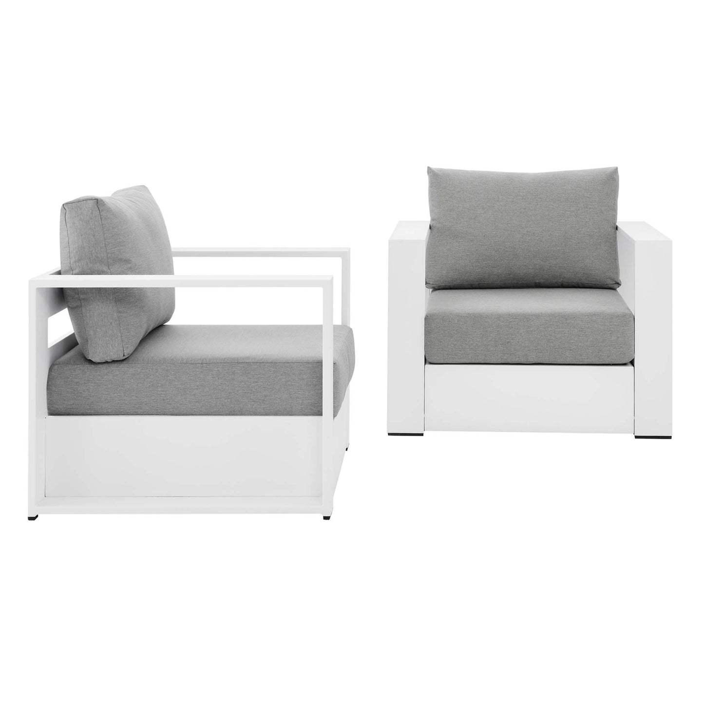Tahoe 2 Piece Outdoor Aluminum Armchair Set