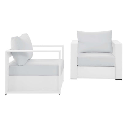 Tahoe 2 Piece Outdoor Aluminum Armchair Set