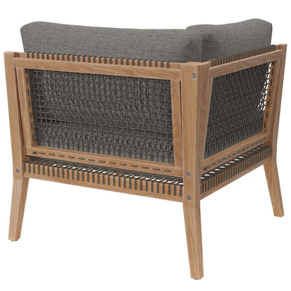 Coastal Clearwater And Outdoor Teak Corner Chair