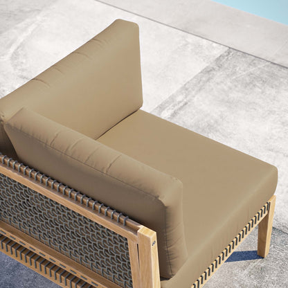 Coastal Clearwater And Outdoor Teak Corner Chair