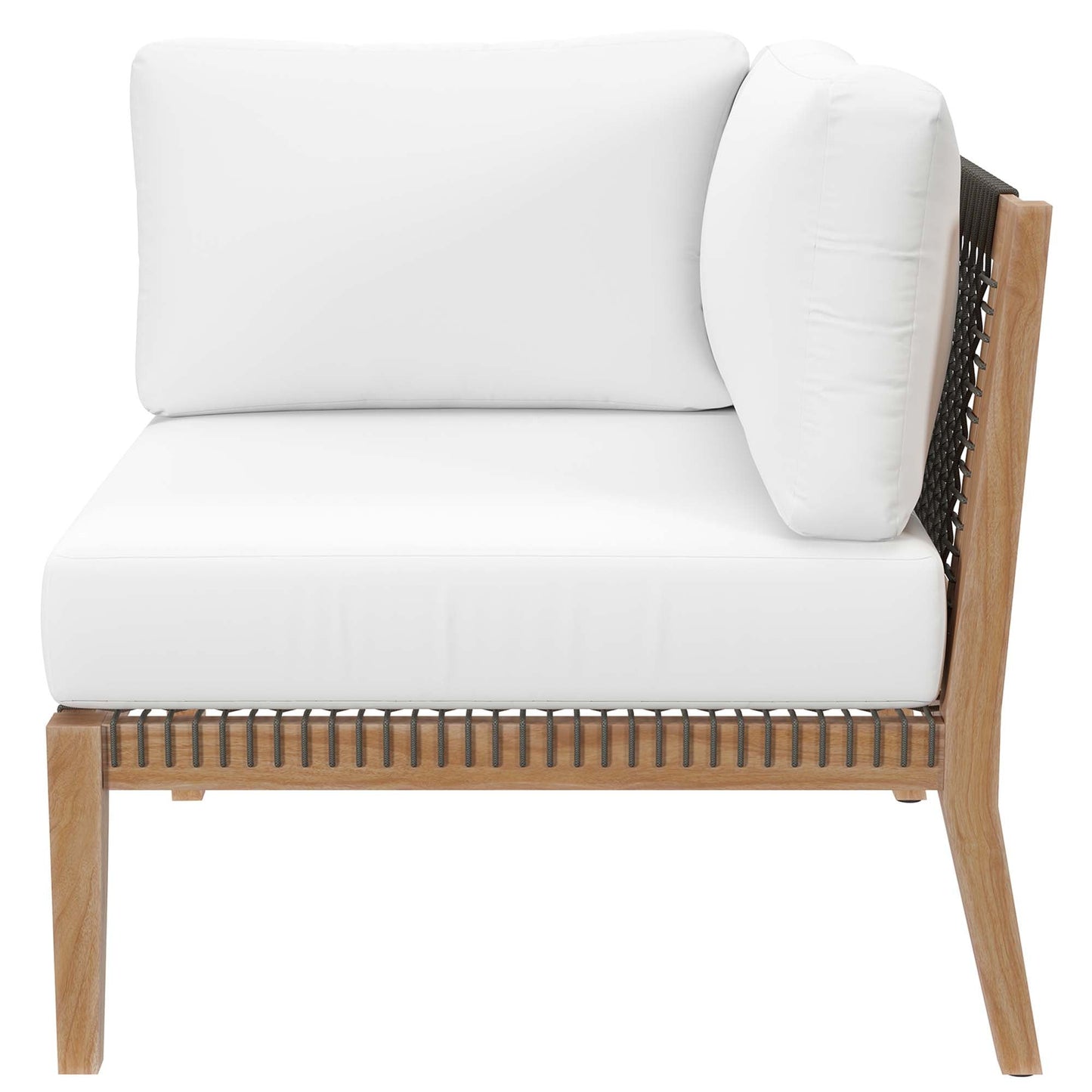 Coastal Clearwater And Outdoor Teak Corner Chair
