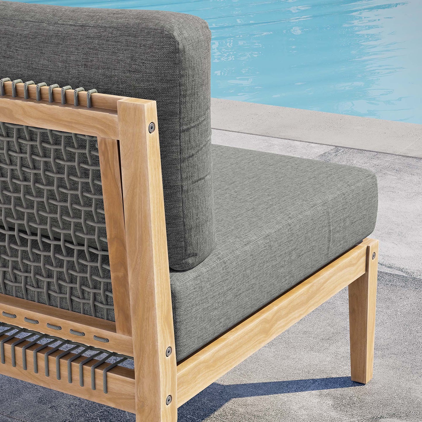 The Clearwater Teak Wood Outdoor Patio Chair