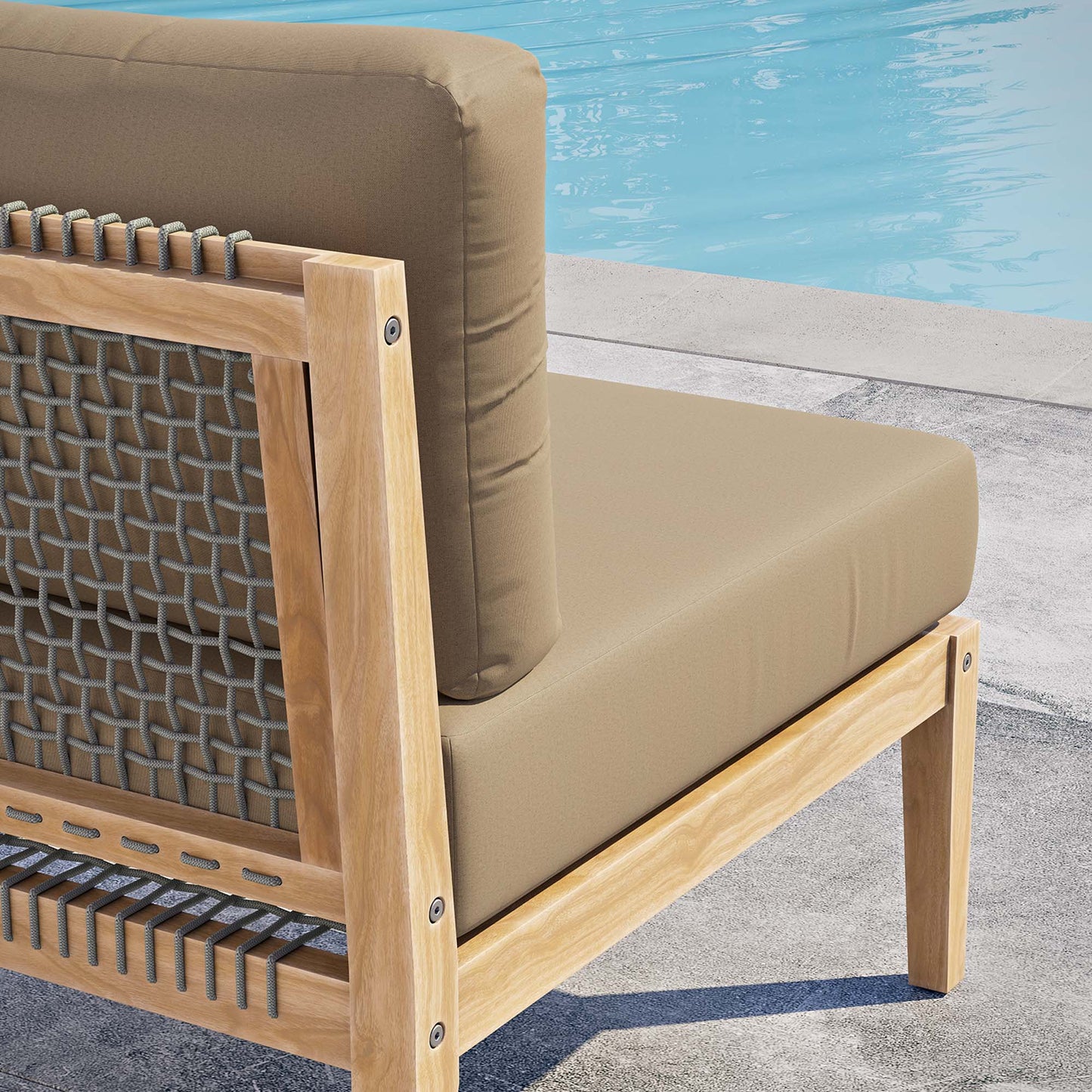The Clearwater Teak Wood Outdoor Patio Chair