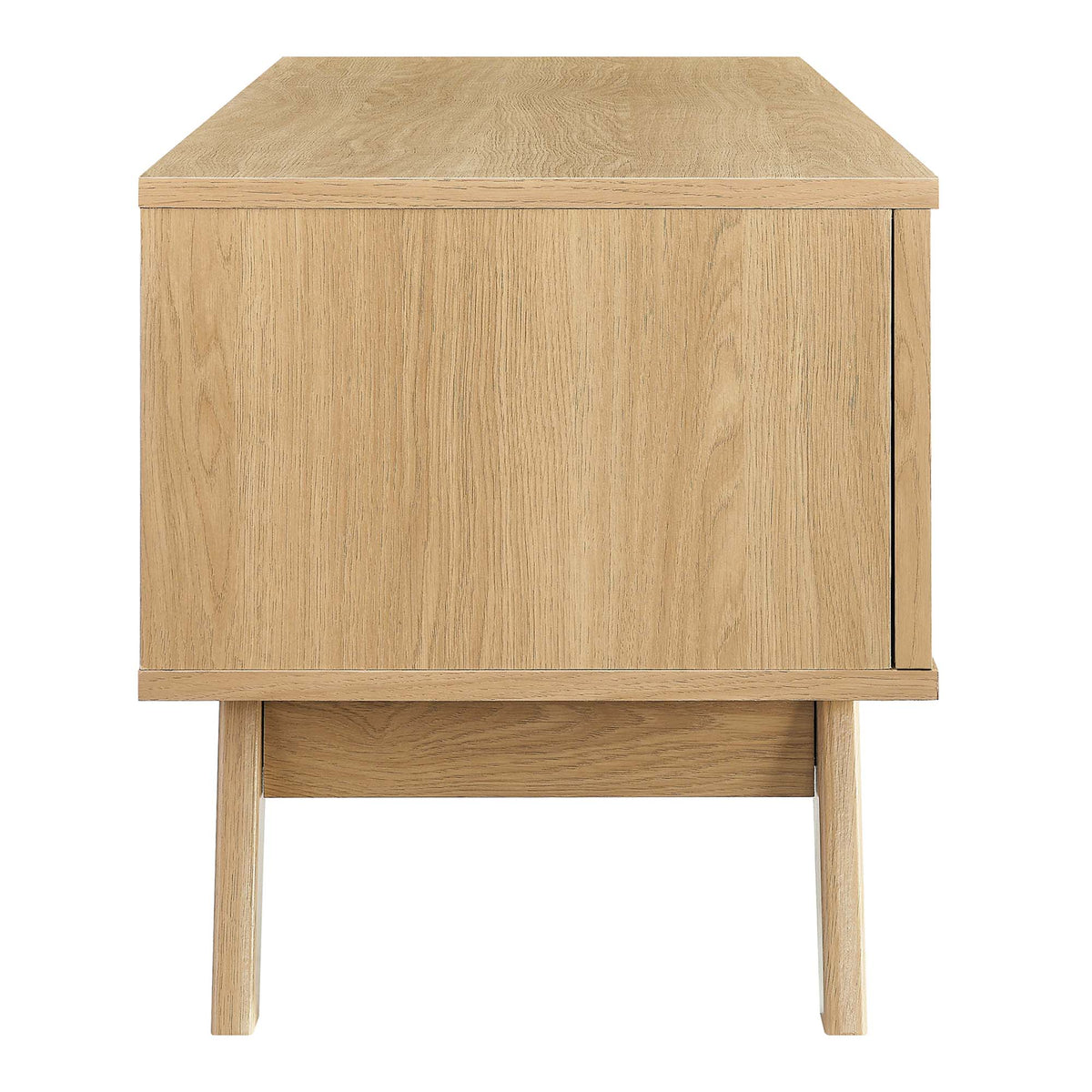 Soma 47in TV Stand by Modway in oak wood grain finish, modern living room storage on Tampa Home & Garden Store