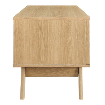 Soma 47in TV Stand by Modway in oak wood grain finish, modern living room storage on Tampa Home & Garden Store