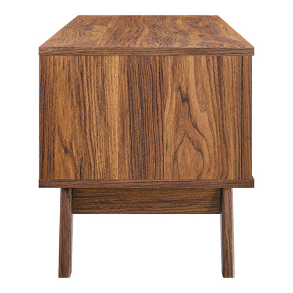 Soma 47in TV Stand by Modway, brown wood grain veneer, rectangular cabinet on Tampa Home & Garden Store