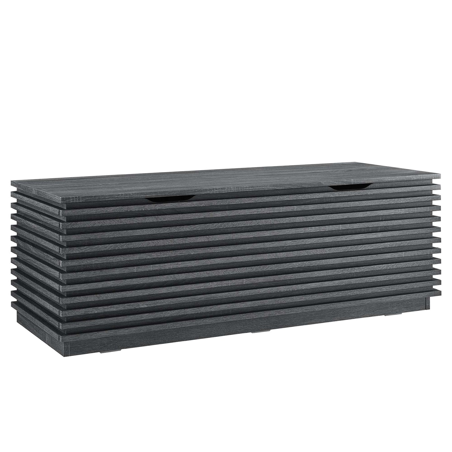 Render Mid Century Storage Bench With a Lid