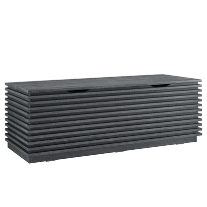 Render Mid Century Storage Bench With a Lid