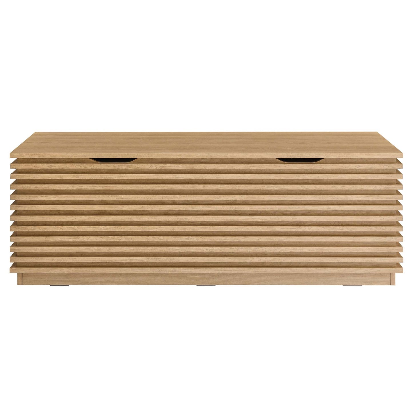 Render Mid Century Storage Bench With a Lid